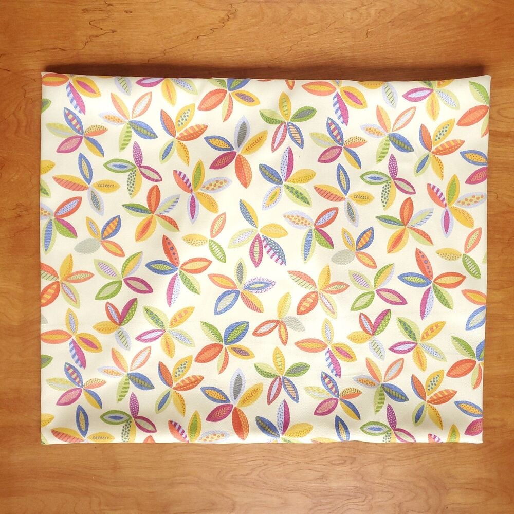 Floral Pillow Sham 23.5 x 19 Robert Allen Banyan Tree Multi Fabric Susan Sargent